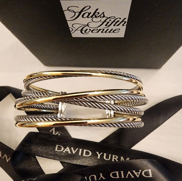 David Yurman Crossover Cuff Bracelet - Picture 2 of 10